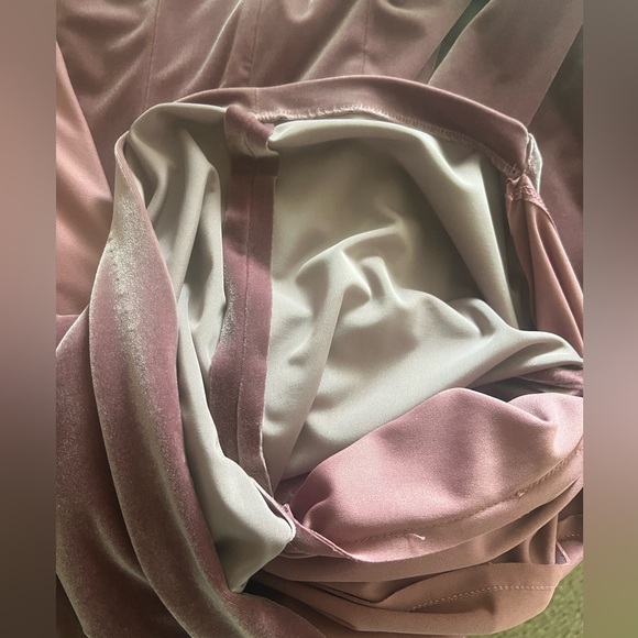 Betsy & Adam Rose Velvet Dress - Picture 13 of 14